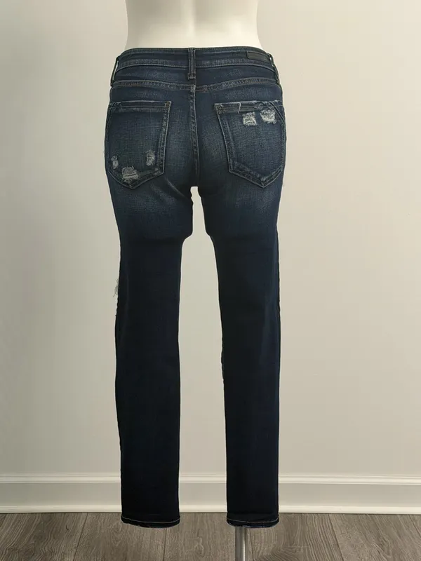 Buckle Black Indigo Wash Distressed Jeans  - Image 11