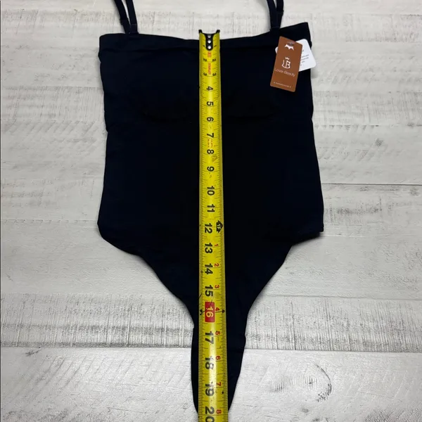 Lover-Beauty Shapewear Tummy Control Strapless Bodysuit Seamless Thong - Image 3
