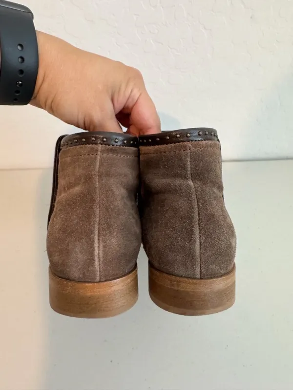 Italeau Miralda Suede Waterproof Boots Womens Size 36 Studded Winter Western - Image 5