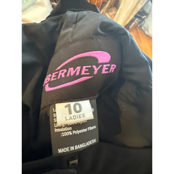 Obermeyer‎ Black Ski Snow Pants Insulated Waterproof Breathable Ladies Size 10 - Image 5