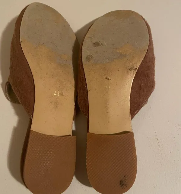 Ayka Design Calf Hair slip-on mule - Image 4
