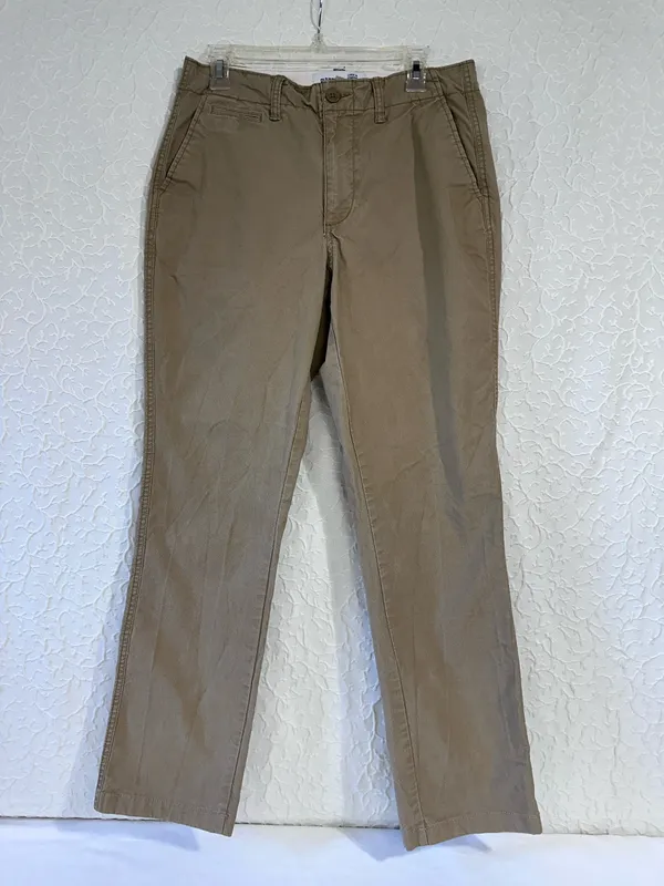 Old Navy Classic Khakis Straight Leg Casual Pants Men's 34”x31” - Image 6