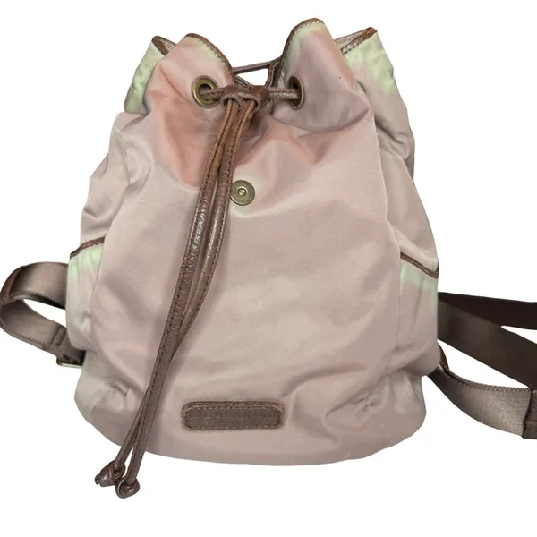 Liebeskind‎ Berlin Nylon & Leather Backpack Y2K Vintage Bag Germany - Image 3