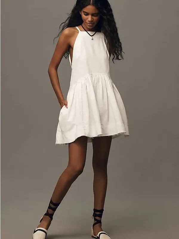 Anthropologie The Kyla Flounce Mini Dress by Pilcro NWT Size 1X Plus - Image 4