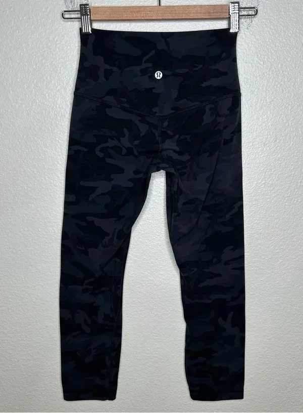 Lululemon Align Crop *21" Incognito Camo Multi Grey 4 - Image 4