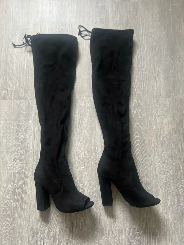 Steve Madden Elliana Thigh High peep toe Boots - Image 2