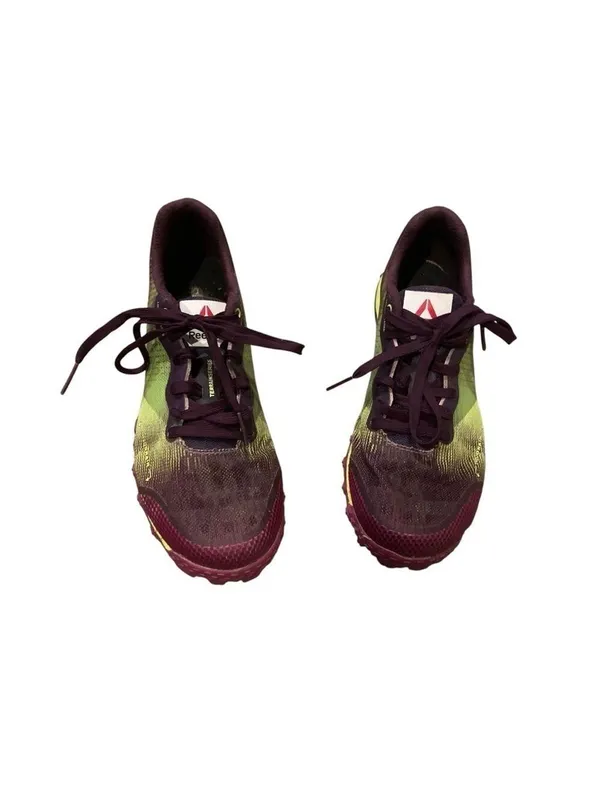 REEBOK All Terrain 2.0 Purple and Yellow Running Shoes size 5 - Image 4