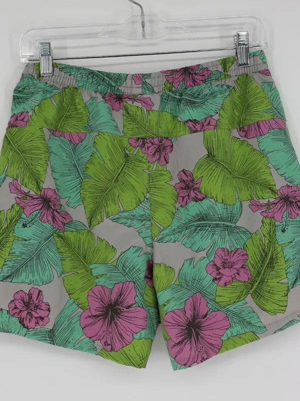 Patagonia Baggies Shorts Women’s Medium Tropical Hibiscus Floral 5 Inch Nylon - Image 7