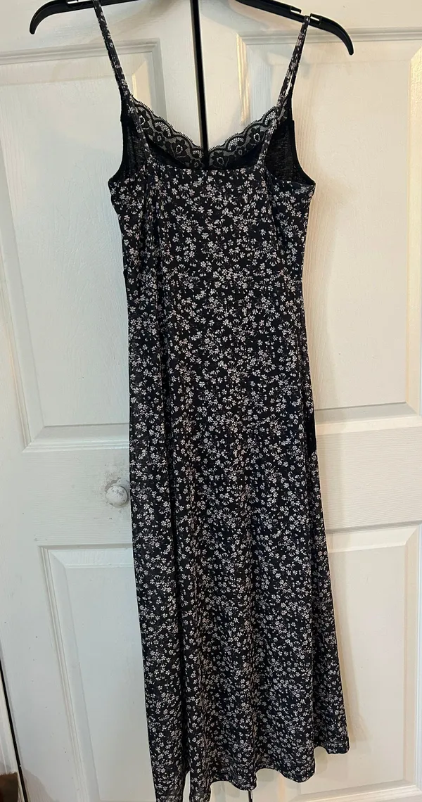 Topshop Floral Lace Mesh Midi Dress - Image 8