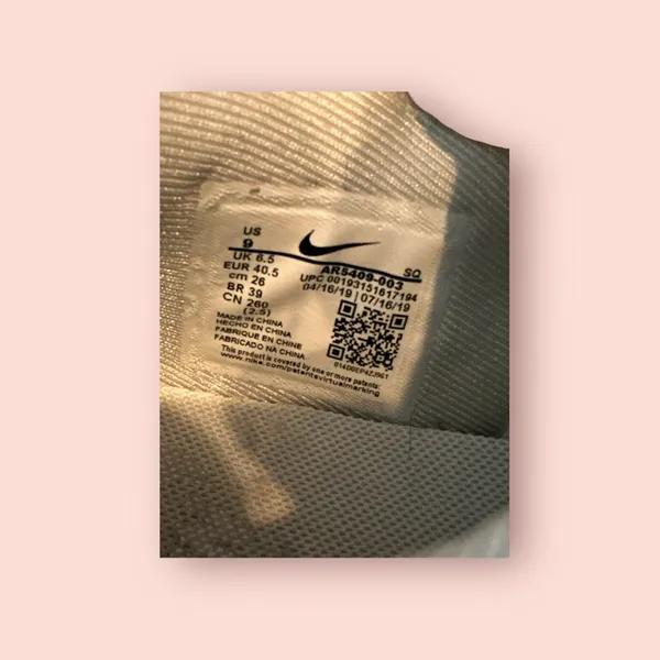 EUC Nike Air Force 1 Sage LX Low Spruce Aura Purple Sz 9 Women - Image 9