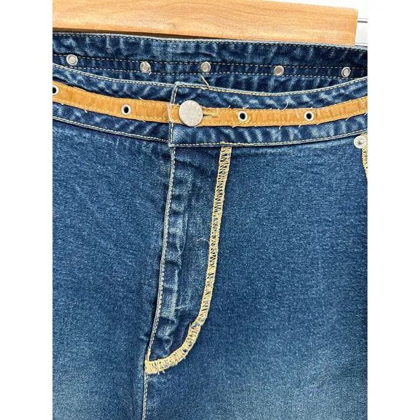 The Blues‎ Y2K Denim Western Jeans Women Sz 20 Country Festival Coachelle Boho - Image 6