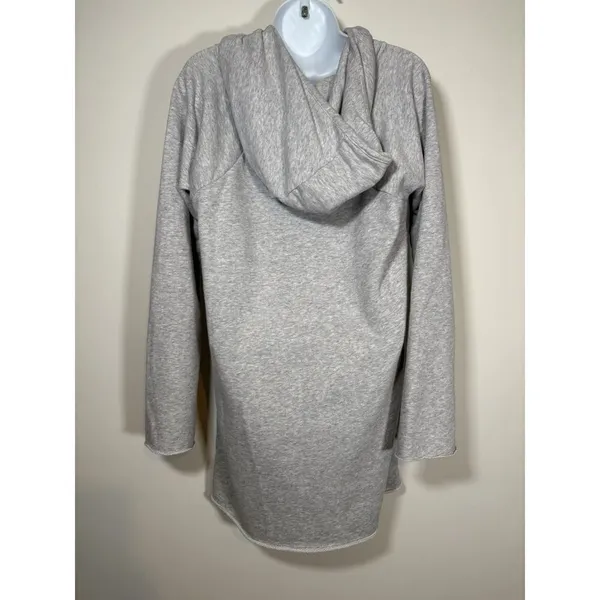 ATHLETA‎ Sweatshirt Cotton Blend Hoodie Grey Long Athleisure Workout Size Small - Image 7