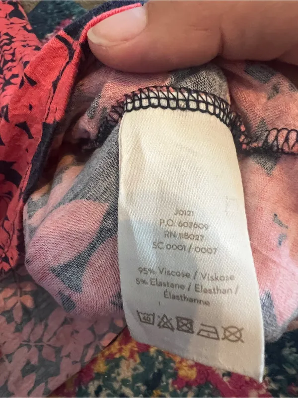 Boden Willa Jersey Dress Floral Size 6 - Image 9