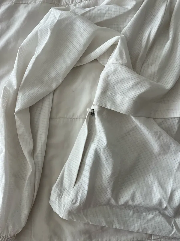 MP Apparel cropped windbreaker White - Image 3