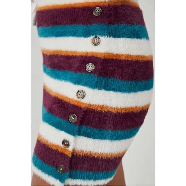 NWT Free People Ciara Sweater Mini Skirt / Fig Jam Combo Size M - Image 13