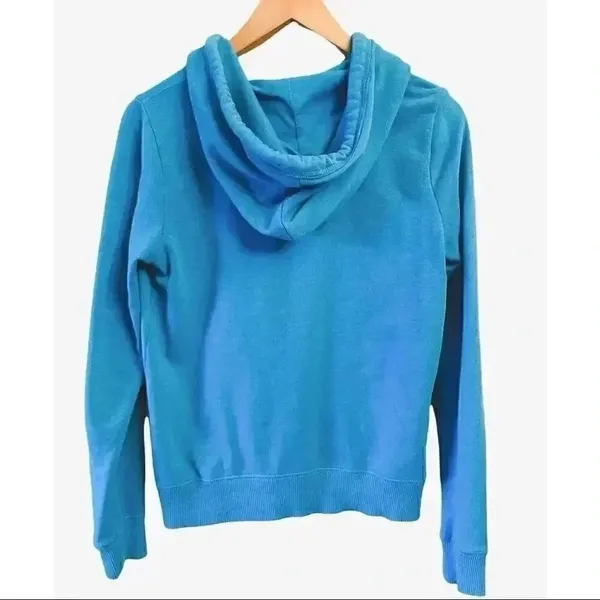 Hollister Sunset Full Zip Turquoise Long Sleeves Sweatshirt SZ S #1433 - Image 2