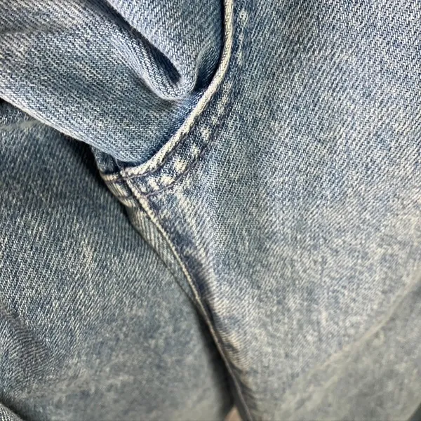 Aeropostale Womens 14R‎ Trouser Jeans White Waistband Light Wash Denim New - Image 9