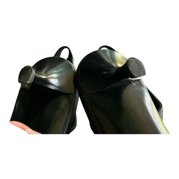 Givenchy Voyou Leather Slingback Pump Size 40 USA 10 - Image 7