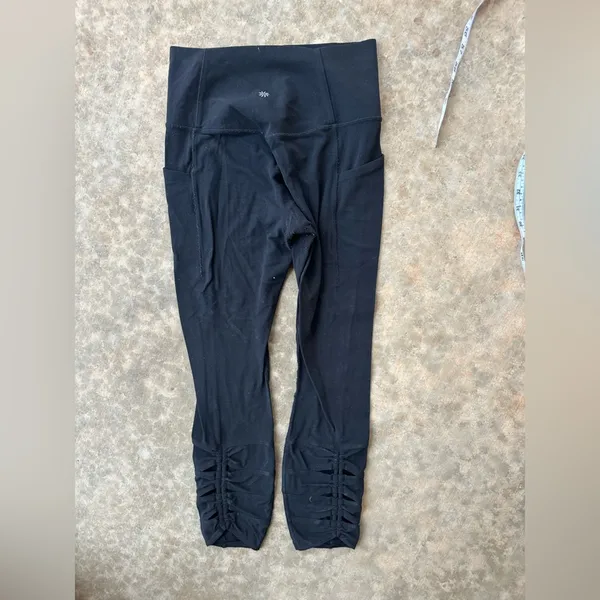 Athleta Black Leggings with Durable Design - Image 4