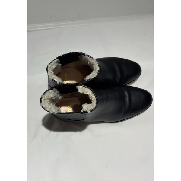 J.Crew Black Lined Ankle Boots  Size 6 - Image 3