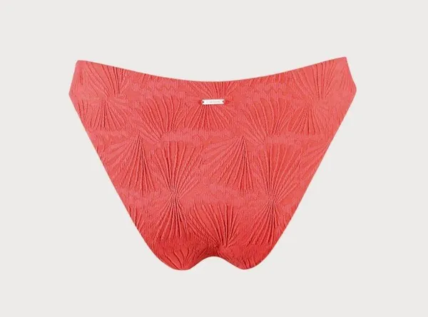Berlook Red Jacquard U-Ring Cross Back Bikini Top and Jacquard Bikini Bot 58 - Image 10