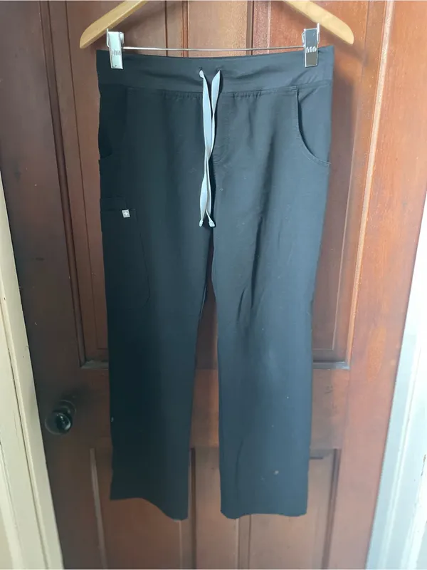 Figs women's small black scrub pants - Image 2