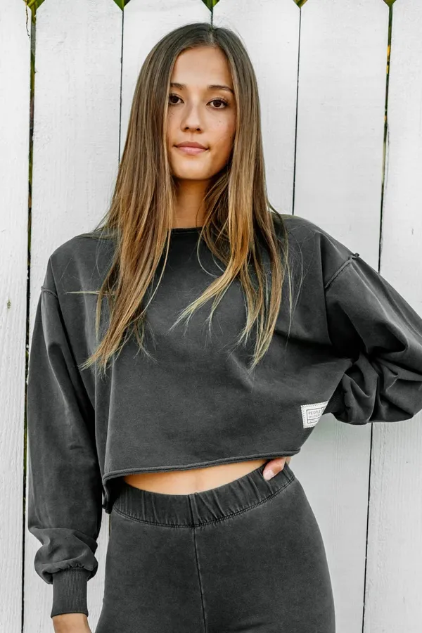 People Of Leisure Cropped Sweatshirt - Image 2