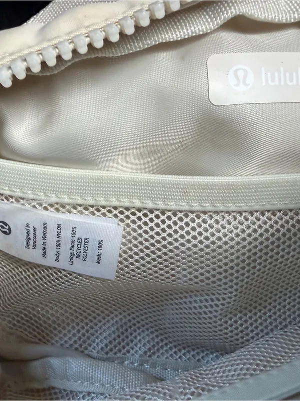 lululemon athletica Cream Belt Bag - Minimal Logo - Image 3
