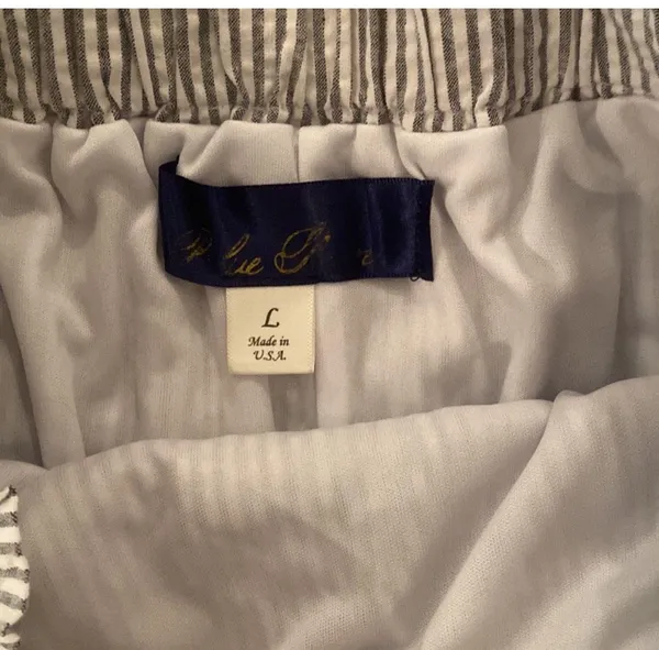 Blue Seersucker Skirt - Image 3