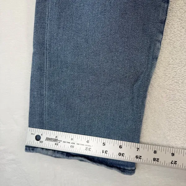 Good American Good Straight High Rise Blue Jeans‎ GS941T Womens Size 4/27 - Image 7