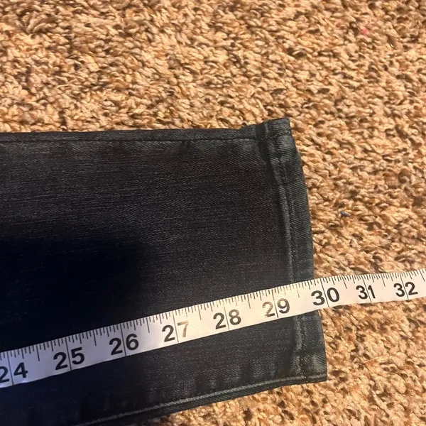 Athleta Women Size‎ 2 Black Wash Denim Straight Leg Jeans Pants - Image 5
