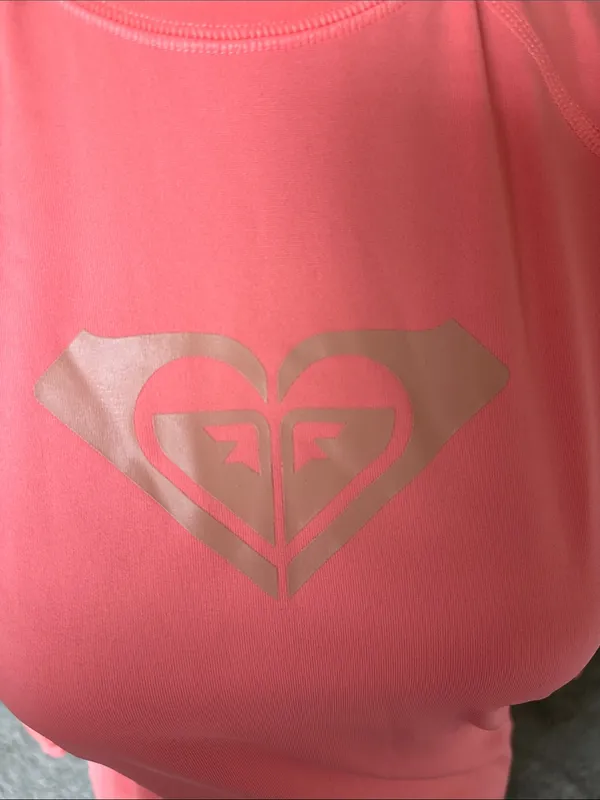 Roxy Coral Pink Long-Sleeve Rashguard Top NWOT - Image 5