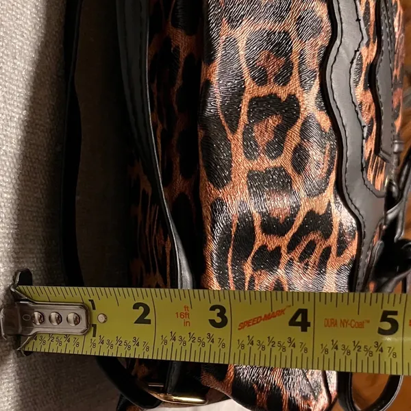 New Leopard Butterfly Lace Up Convertible Shoulder Bag Backpack Faux‎ Leather - Image 7