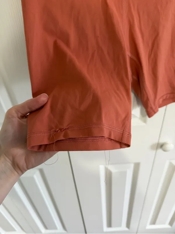 Lululemon Align Short 8" Athletic Bike Short Rusted Coral Size 6 - Image 6