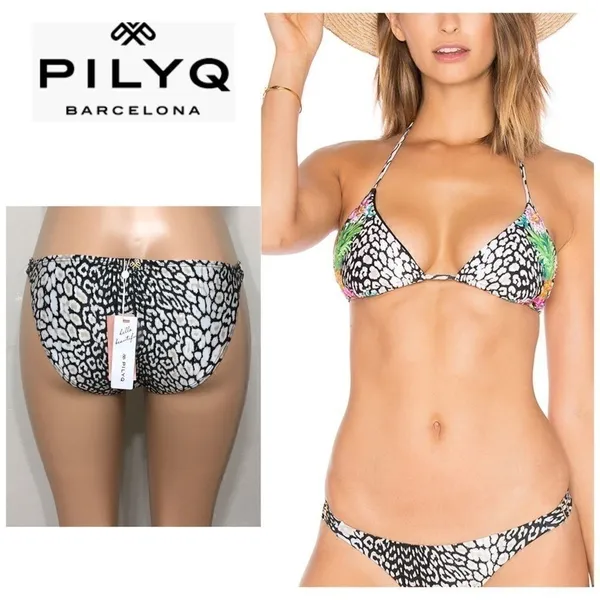 PILYQ Safari adjustable full bikini bottoms. NWT - Image 2