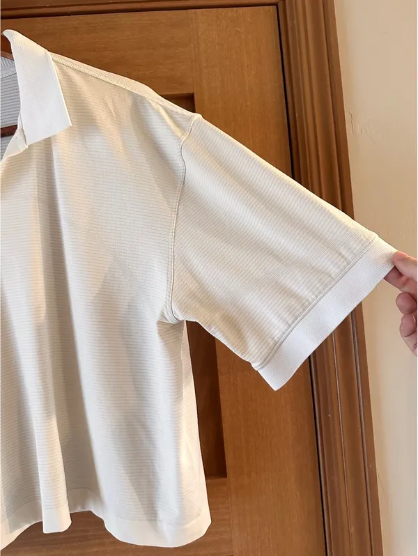 Lululemon Swiftly Tech Relaxed-Fit Polo Shirt in White Women’s size 14 LW3GMJS - Image 4
