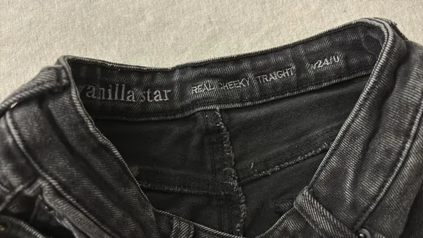 Vanilla Star Real Cheeky Straight Jeans Washed Black 5 - Image 2