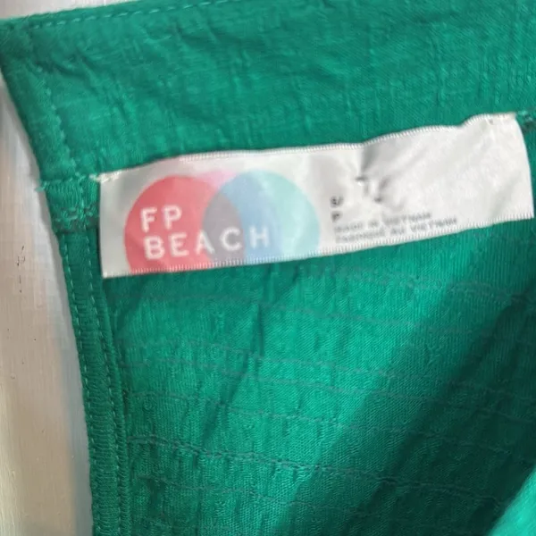 Free People Get Obsessed Emerald Green Babydoll dress W1035 Sz S - Image 7
