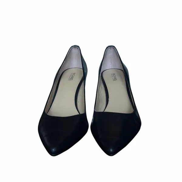 Michael Michael Kors Pumps Womens Size 8 Black Leather Pointed Toe Stiletto - Image 2