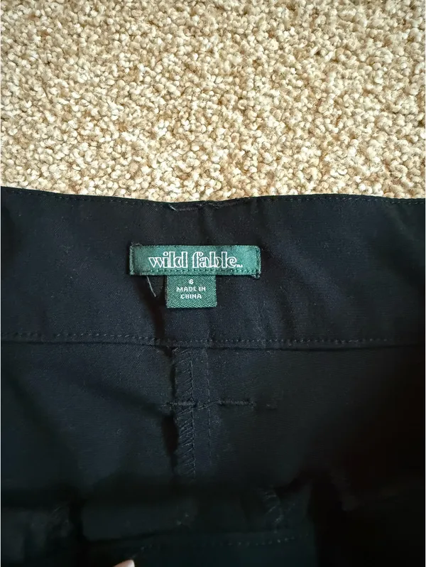 Wild Fable Black pleated trousers - Image 2