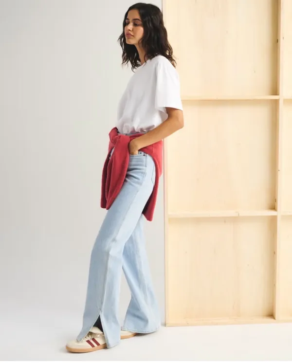 Abercrombie 90s High-Rise Jeans Straight - Image 5