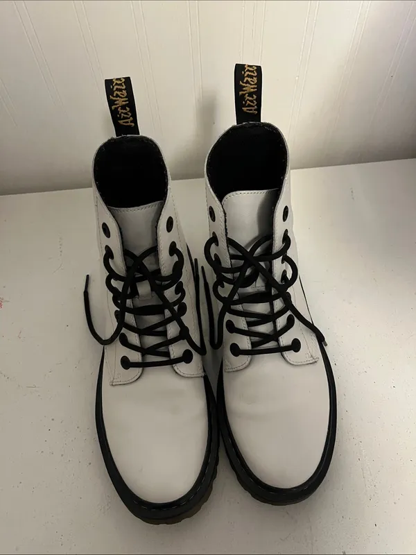 Dr Martens Luana White Boots - Image 2