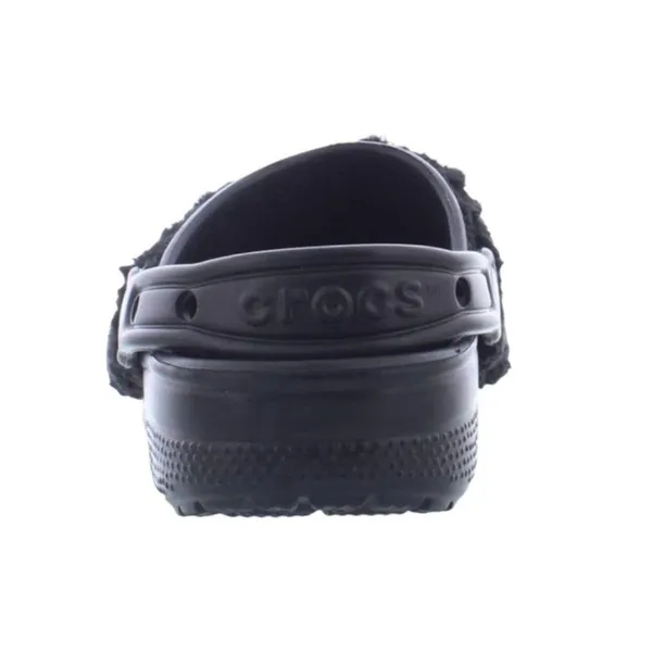Crocs Clog Shoes Unisex Black Classic Fuzz Mania Cozy Warm Size M5/W7‎ - Image 6
