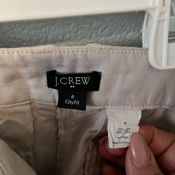 J crew   Chic‎ Beige pants - Image 4