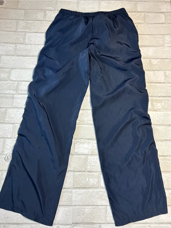 Edikted Remy Tie Sporty Track Pants Navy size Medium - Image 9