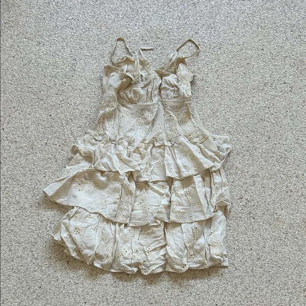 ILLA ILLA Cream Ruffled Dress - Image 5
