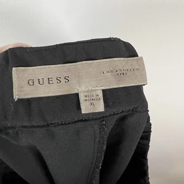 Guess Women's‎ Size XL Dress Pants Straight Pants Black Pull On Solid Workwear - Image 8