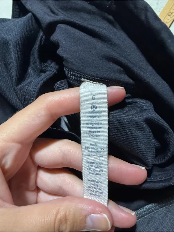 Lululemon grey Black Performance Running Shorts 6 - Image 7