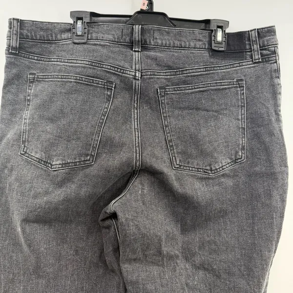 Abercrombie & Fitch The Mom High Rise Jeans 16S 33 Black Cropped Stretch - Image 2