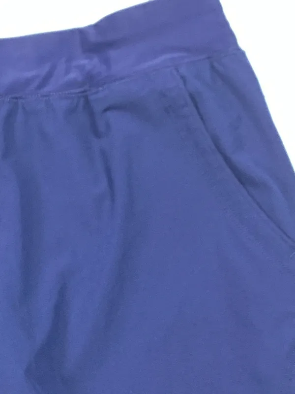 Lands’ End Swim Shorts Women’s Size 8 Navy Blue 5” Inseam Stretch Pockets - Image 4